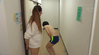 1nhdtc00082【つるぺた女子の男水着チャレンジ 県民プールでデカチンおじに女子だとバレて中出しされて…マジ最悪だったよぉぉ～！】無料エロ動画AV皆月ひかる｜赤名いと エロGIF 2
